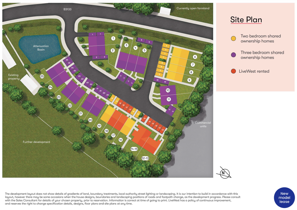 3 bedroom semidetached house LiveWest